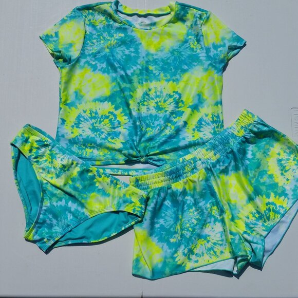 3 pc Tie Dye Swim Set – 18 - Picture 1 of 4